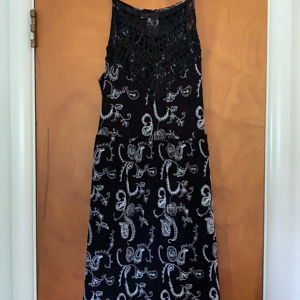 Maurices black & white dress